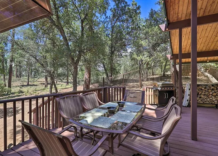 Deck W/ Wooded Views: Rustic-chic Cabin! *